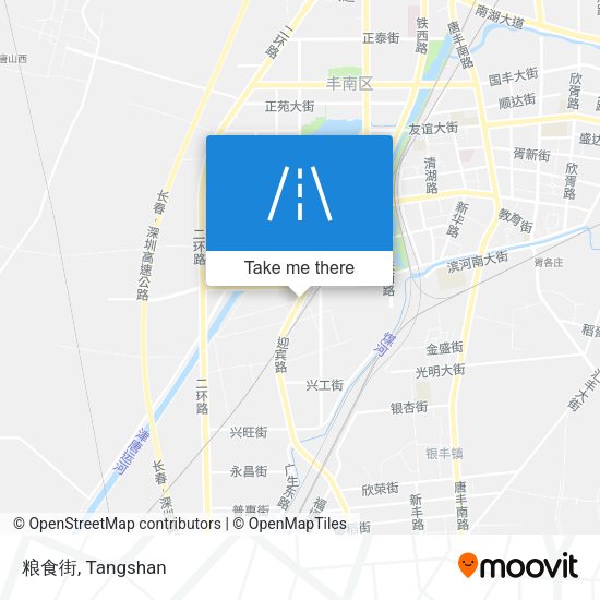 粮食街 map