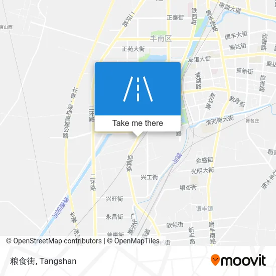 粮食街 map