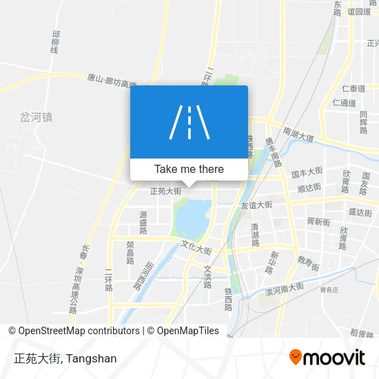 正苑大街 map
