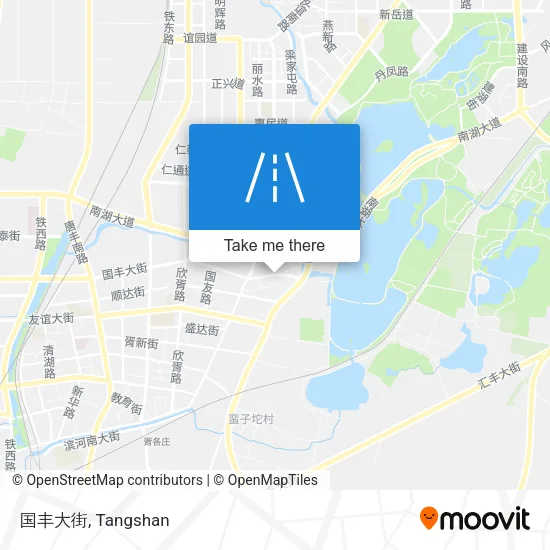 国丰大街 map