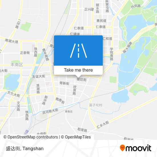 盛达街 map