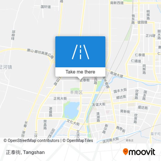 正泰街 map