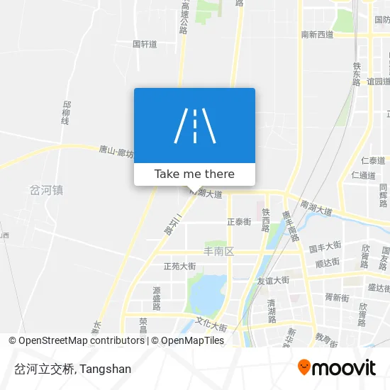 岔河立交桥 map