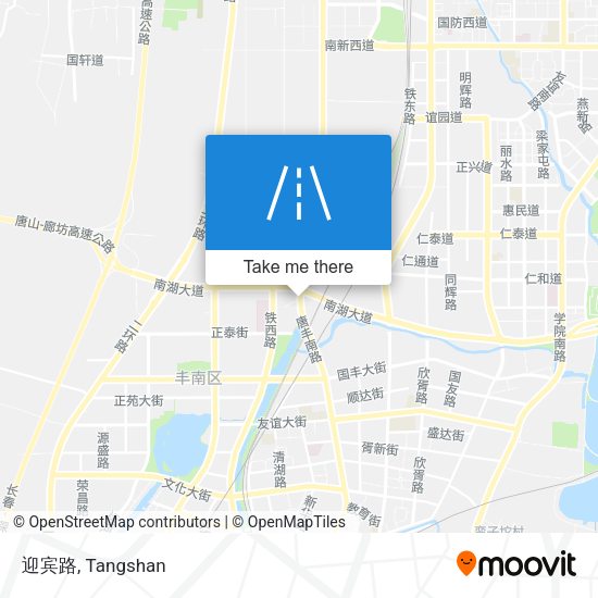 迎宾路 map