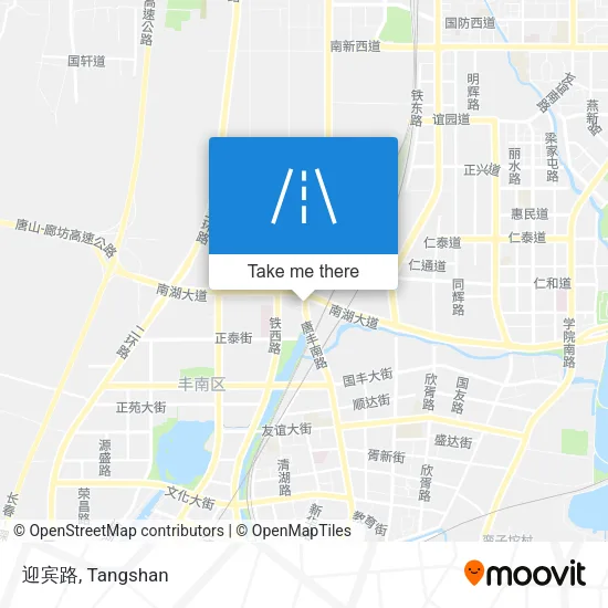 迎宾路 map