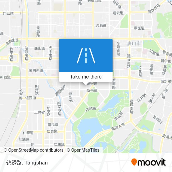 锦绣路 map