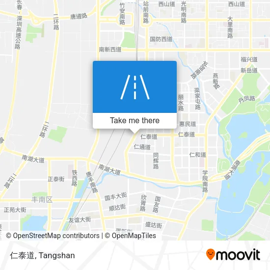 仁泰道 map
