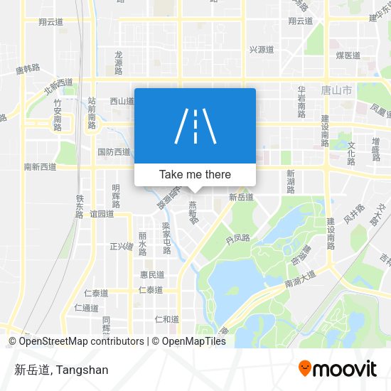 新岳道 map