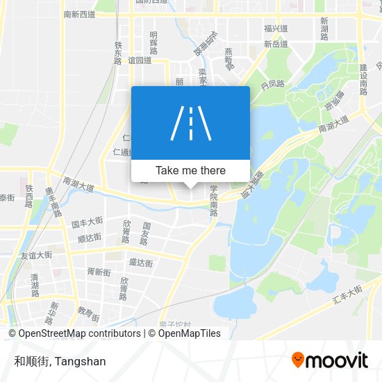 和顺街 map