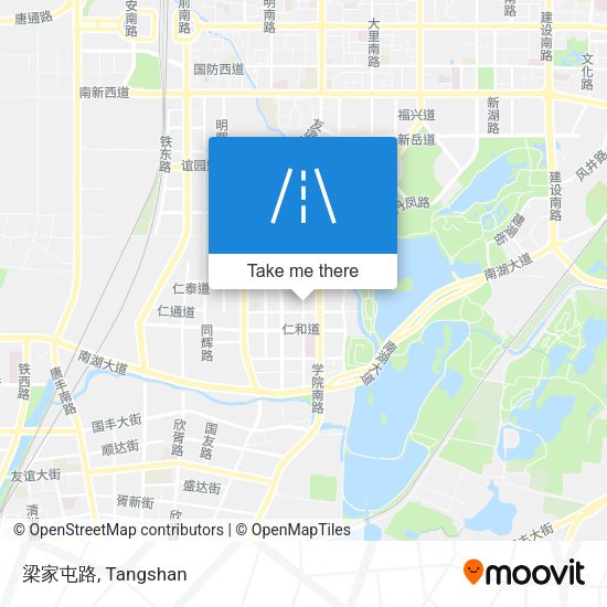 梁家屯路 map