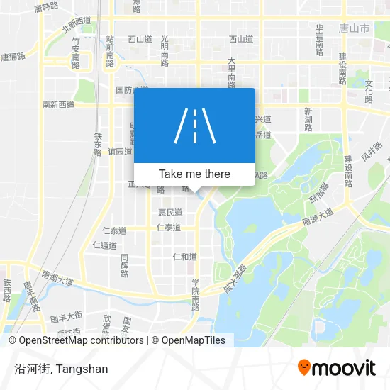 沿河街 map