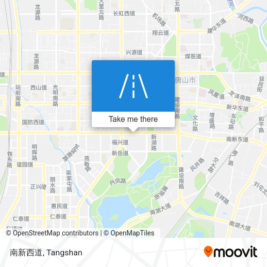 南新西道 map