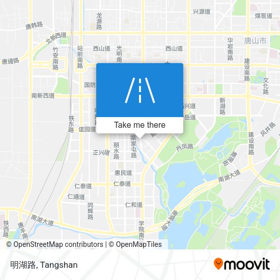 明湖路 map