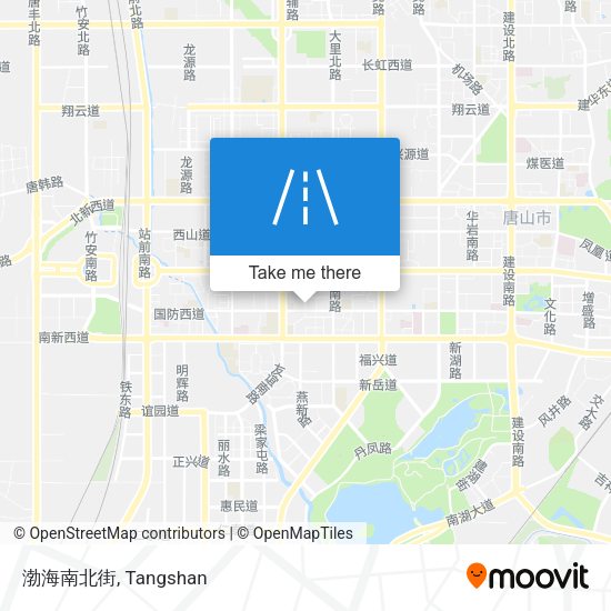 渤海南北街 map