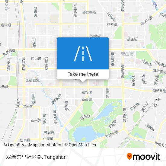 双新东里社区路 map