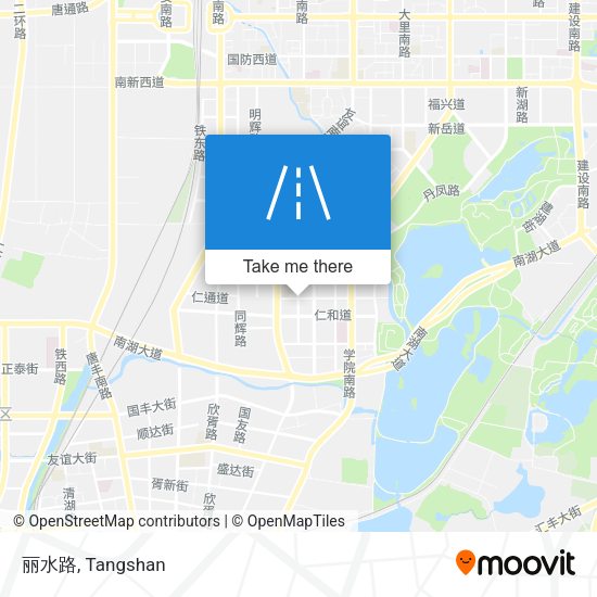 丽水路 map
