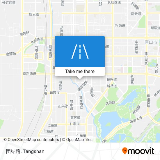 团结路 map
