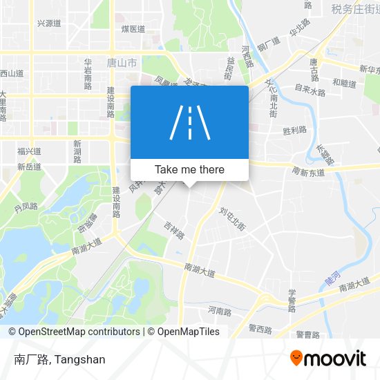 南厂路 map