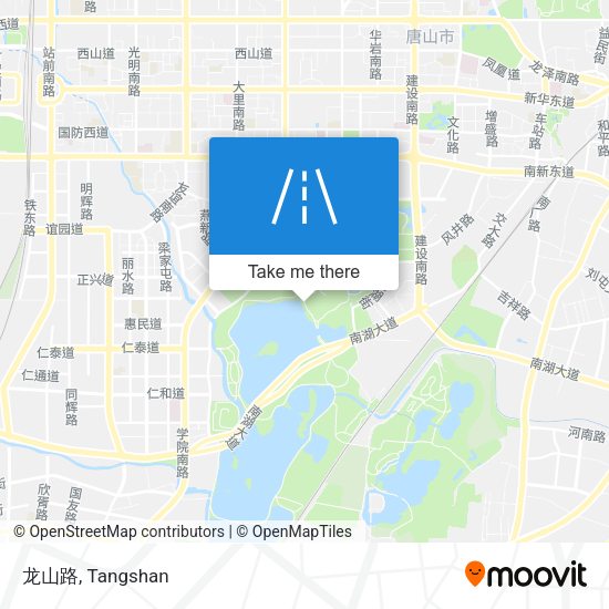 龙山路 map