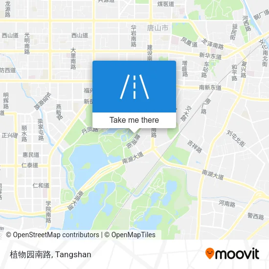 植物园南路 map