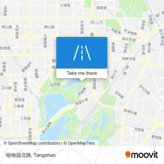 植物园北路 map