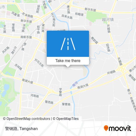 警钢路 map