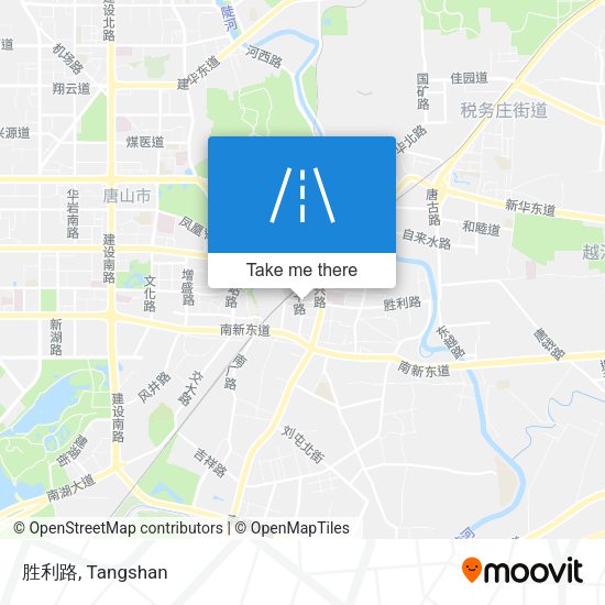 胜利路 map