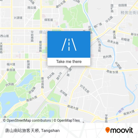 唐山南站旅客天桥 map