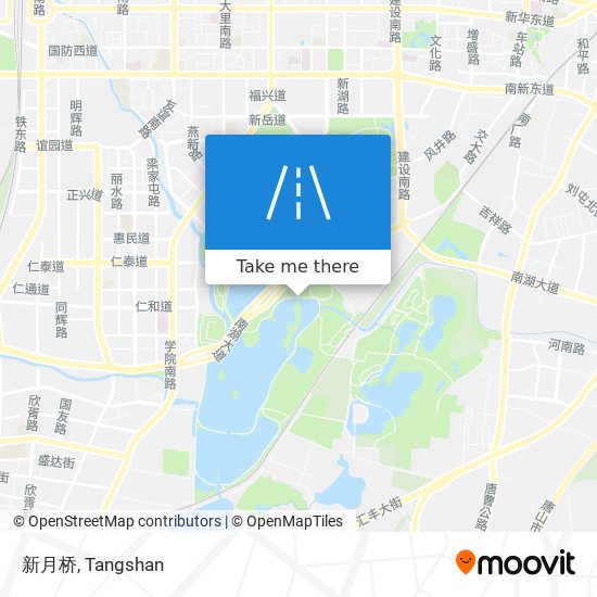 新月桥 map