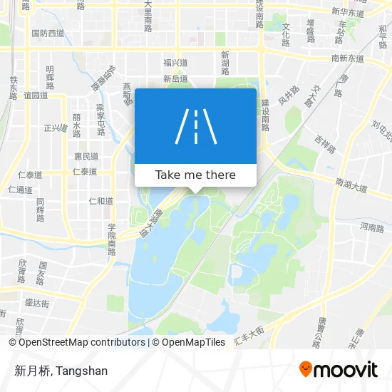 新月桥 map