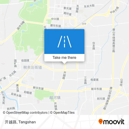 开越路 map