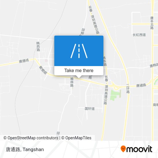 唐通路 map