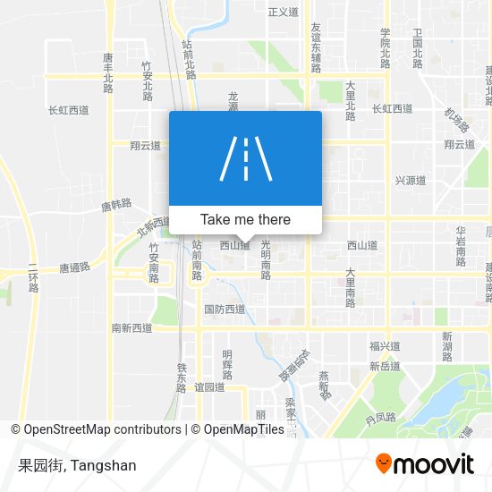 果园街 map