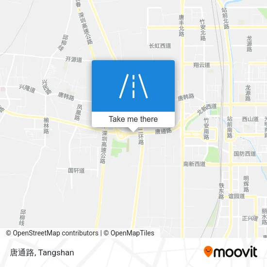 唐通路 map