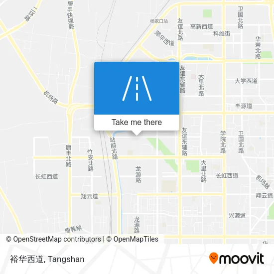 裕华西道 map