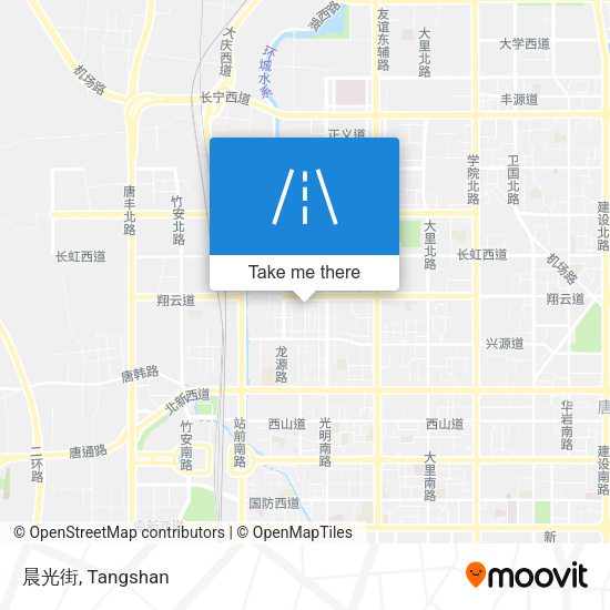 晨光街 map