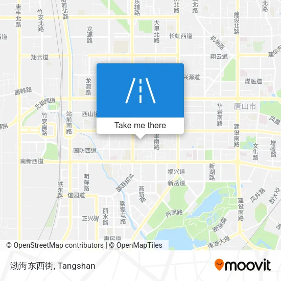 渤海东西街 map