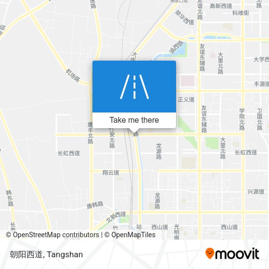 朝阳西道 map