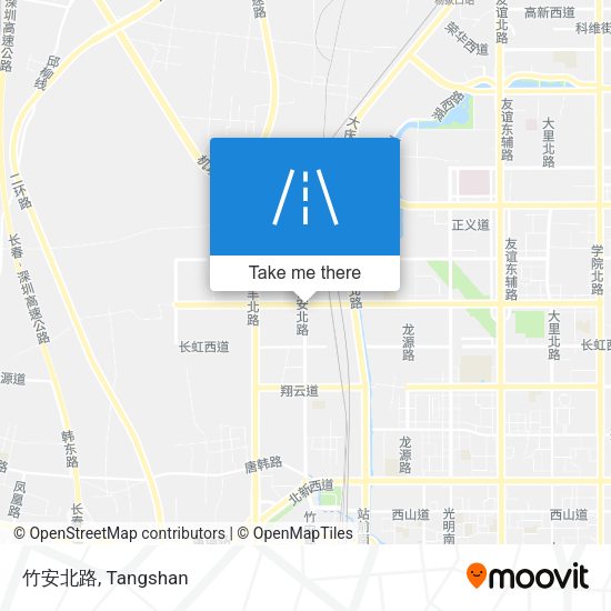 竹安北路 map