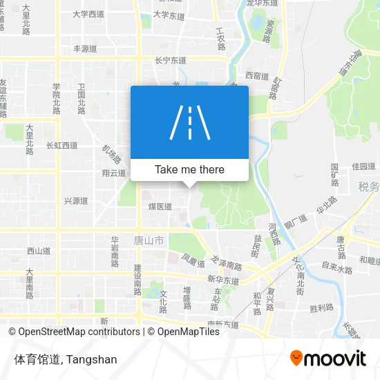体育馆道 map