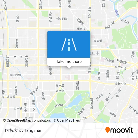 国槐大道 map