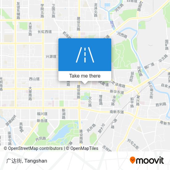 广达街 map