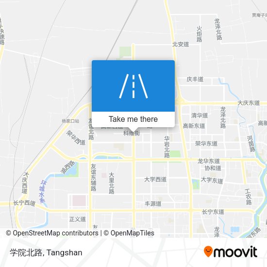 学院北路 map