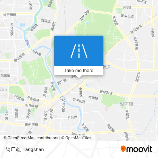 钢厂道 map