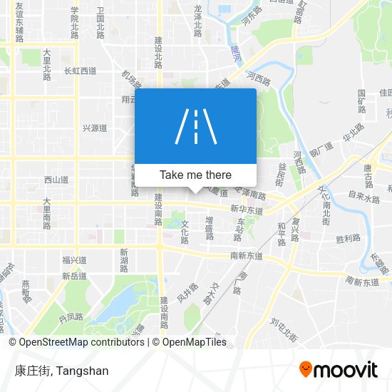 康庄街 map