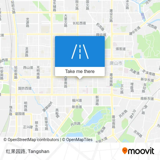 红果园路 map
