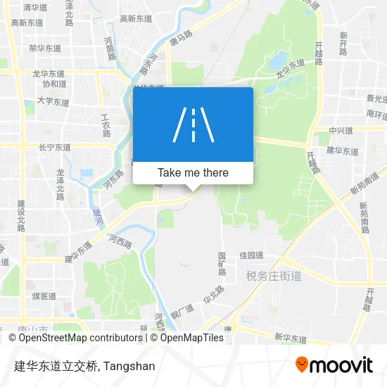 建华东道立交桥 map