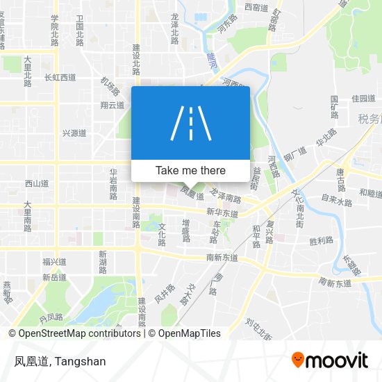 凤凰道 map