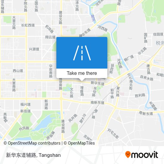 新华东道辅路 map