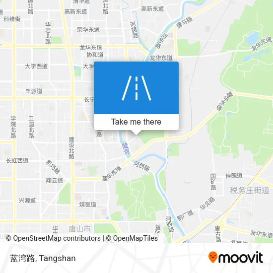 蓝湾路 map